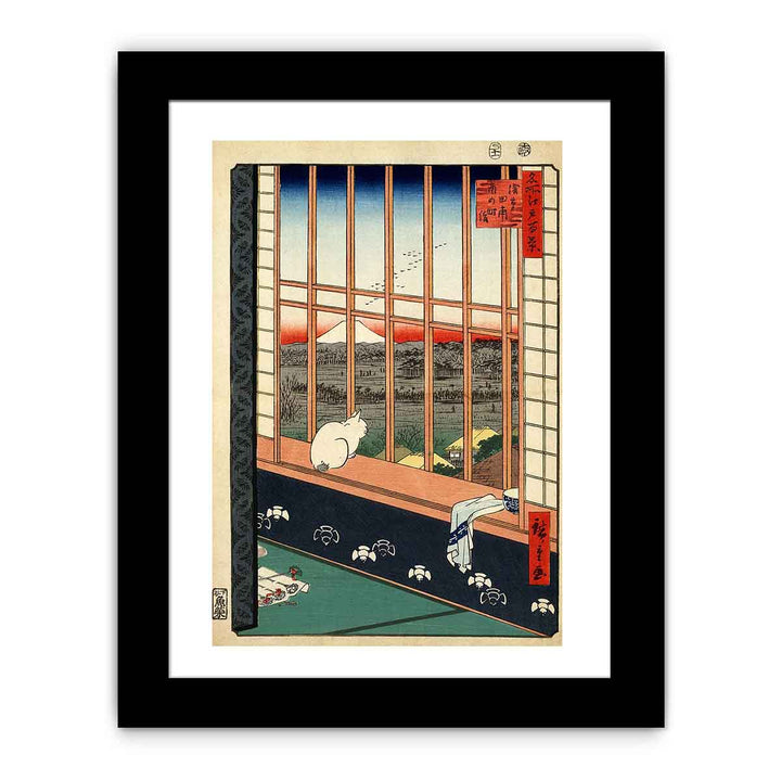 Hiroshige, Asakusa ricefields and torinomachi festival