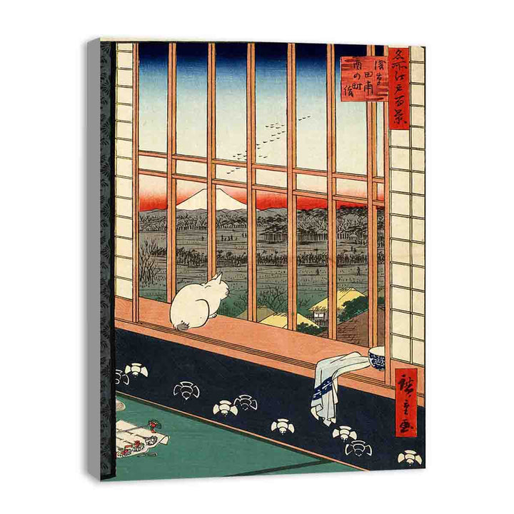 Hiroshige, Asakusa ricefields and torinomachi festival