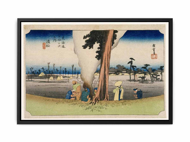 Hamamatsu, from Fifty-three Stations on the Tokaido Highway (Tokaido Goju-san Tsugi no Uchi)