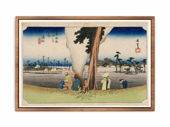 Hamamatsu, from Fifty-three Stations on the Tokaido Highway (Tokaido Goju-san Tsugi no Uchi)