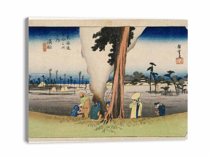 Hamamatsu, from Fifty-three Stations on the Tokaido Highway (Tokaido Goju-san Tsugi no Uchi)