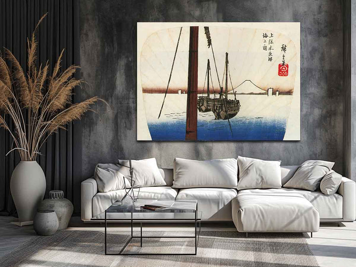 Hiroshige Mount Fuji seen across the water