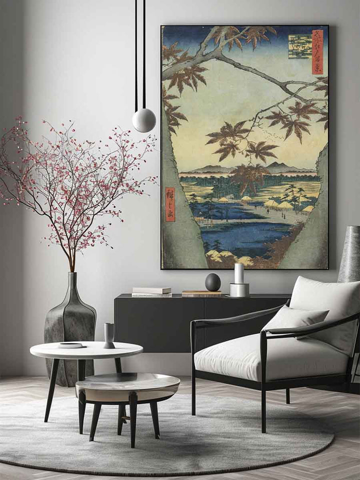 Maple Leaves at the Tekona Shrine, Mamma Painting