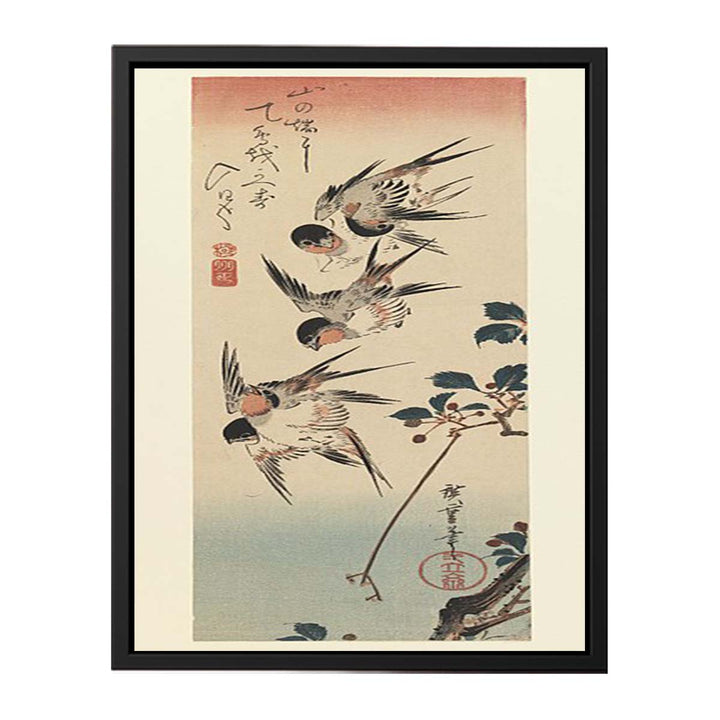 Tanzaku, Four Swallows