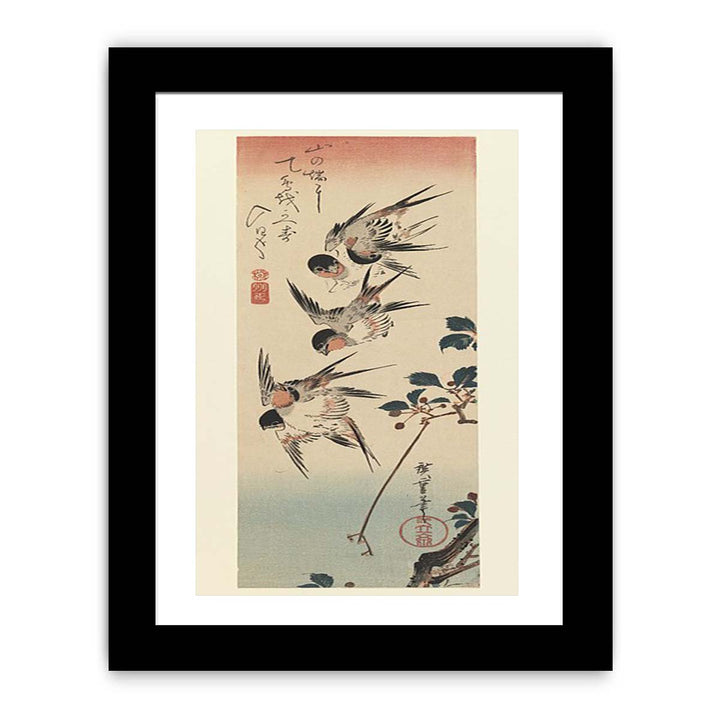 Tanzaku, Four Swallows