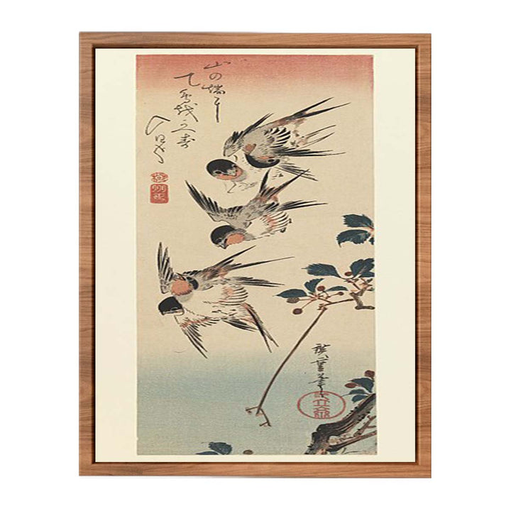 Tanzaku, Four Swallows