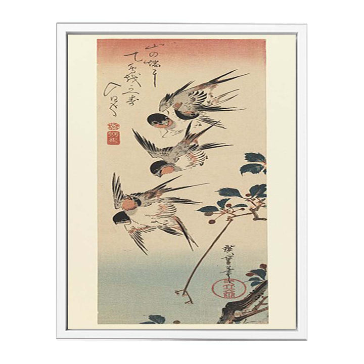 Tanzaku, Four Swallows