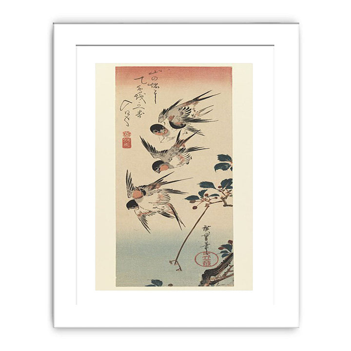 Tanzaku, Four Swallows