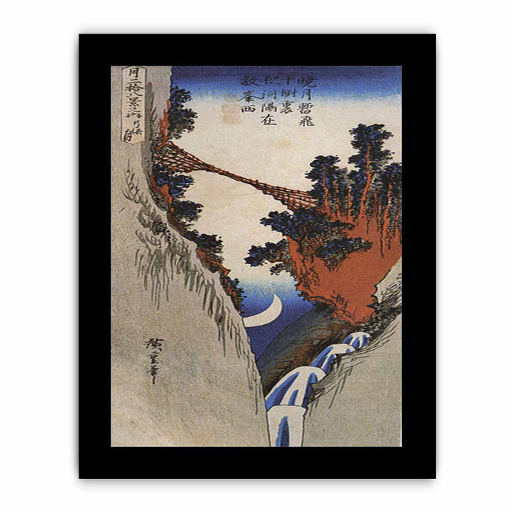 A bridge across a deep gorge