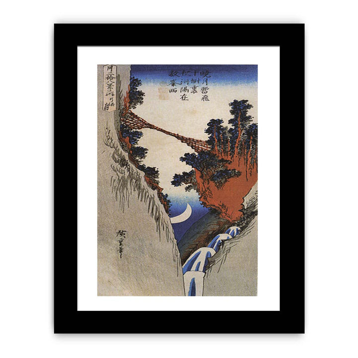A bridge across a deep gorge