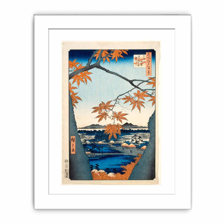 Maple Trees at Mama, Tekona Shrine and Linked Bridge