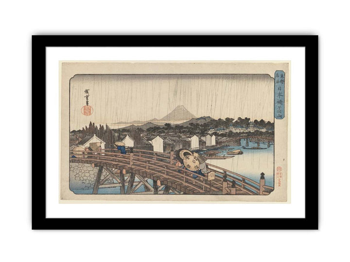 Evening Shower at Nihonbashi Bridge