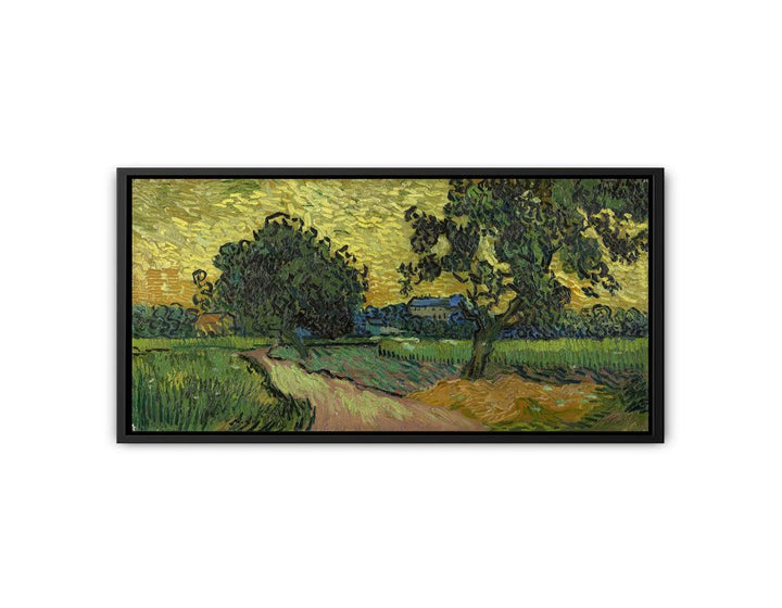 Landscape At Twilight By Van Gogh