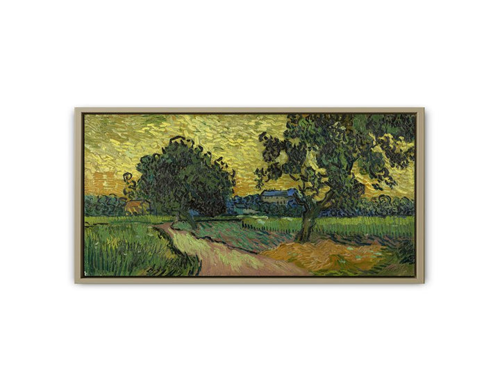 Landscape At Twilight By Van Gogh