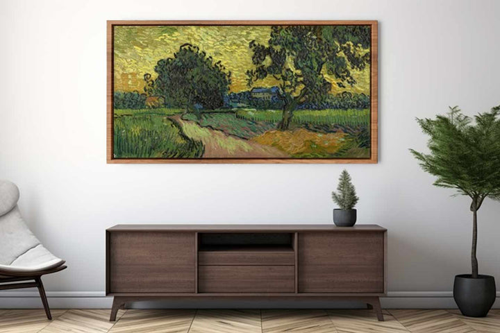 Landscape At Twilight By Van Gogh