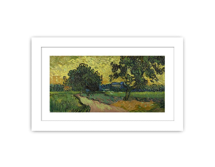 Landscape At Twilight By Van Gogh