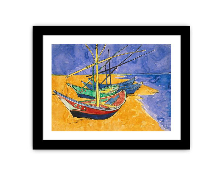 Fishing Boats By Van Gogh