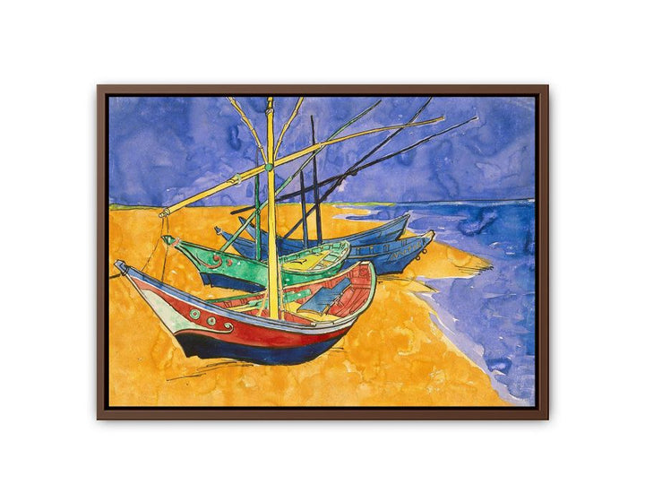 Fishing Boats By Van Gogh