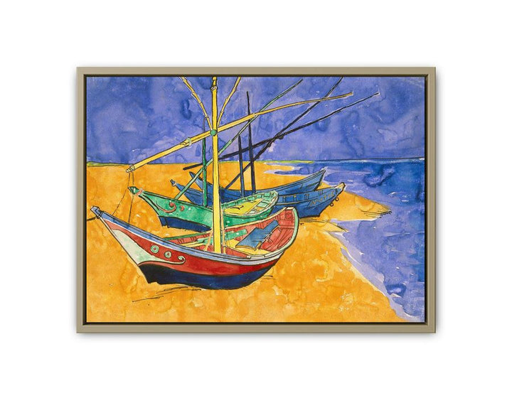 Fishing Boats By Van Gogh
