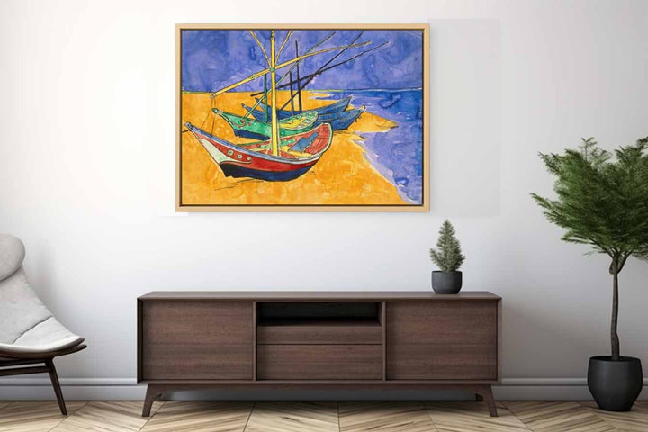 Fishing Boats By Van Gogh