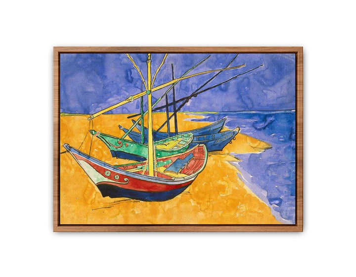 Fishing Boats By Van Gogh