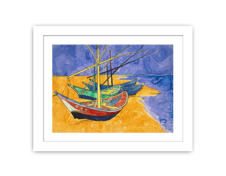 Fishing Boats By Van Gogh
