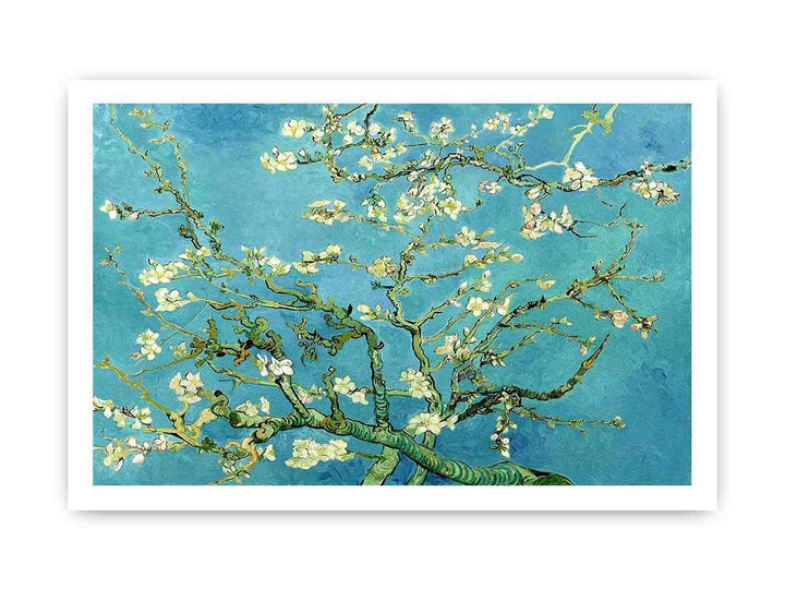 Blossoming Almond Tree Painting