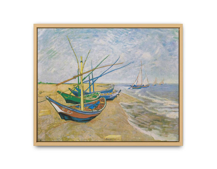 Fishing Boats At Sainte-Marie By Van Gogh