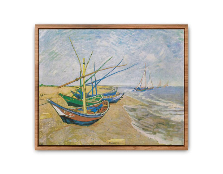 Fishing Boats At Sainte-Marie By Van Gogh