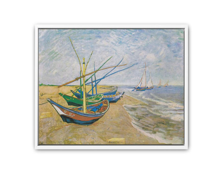 Fishing Boats At Sainte-Marie By Van Gogh