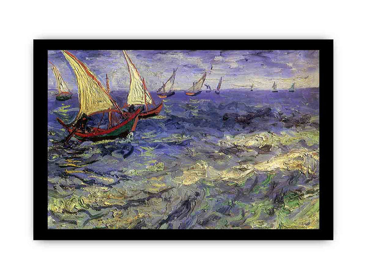 Boats Painting by Van Gogh
