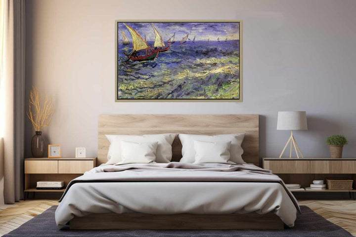 Boats Painting by Van Gogh