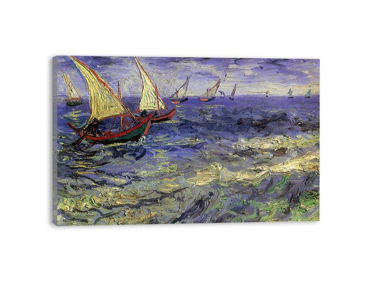 Boats Painting by Van Gogh