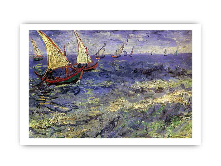 Boats Painting by Van Gogh