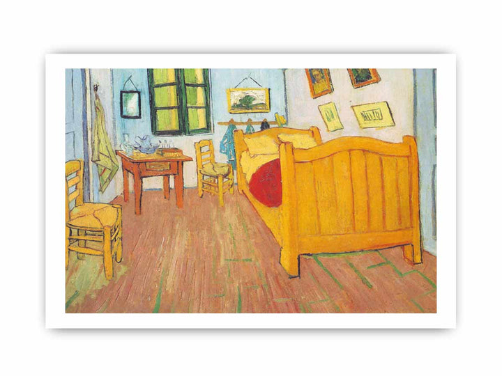 Vincents Bedroom By Van Gogh