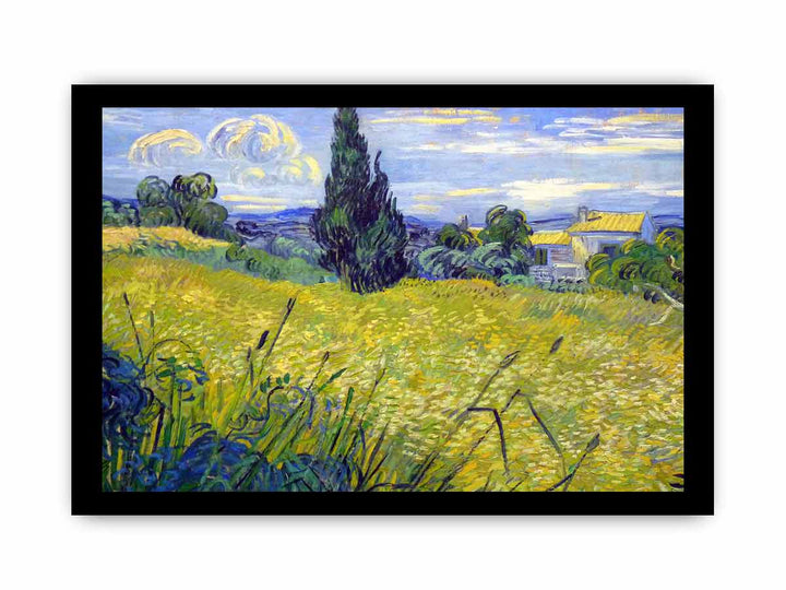 Green Field By Van Gogh