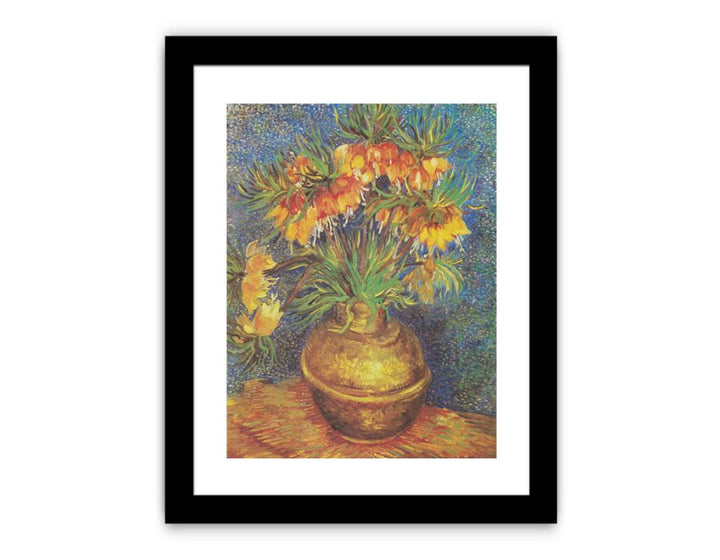 Flowers In Copper Vase By Van Gogh