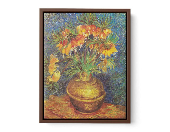Flowers In Copper Vase By Van Gogh