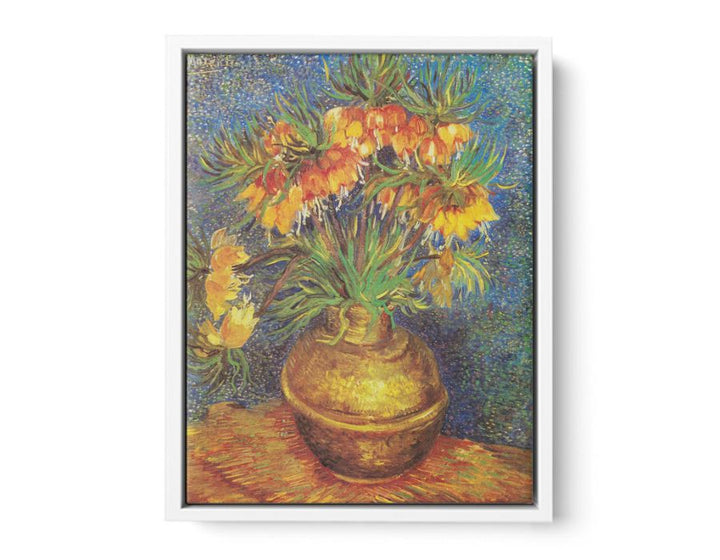 Flowers In Copper Vase By Van Gogh