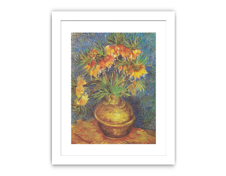 Flowers In Copper Vase By Van Gogh