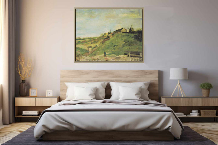 The Hill Of Montmartre By Van Gogh