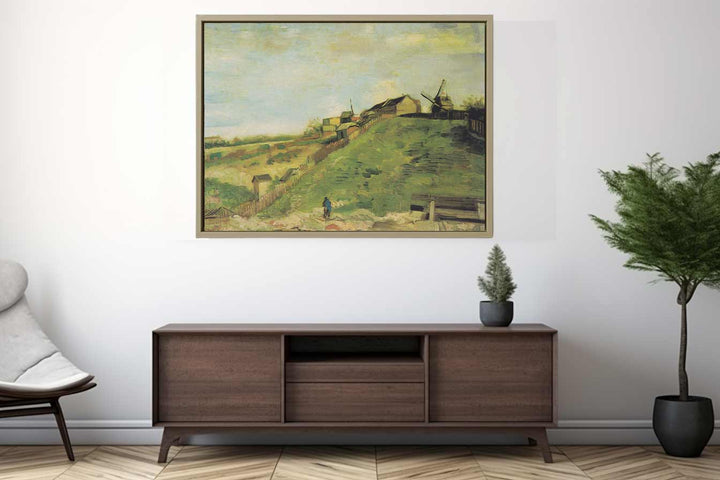 The Hill Of Montmartre By Van Gogh