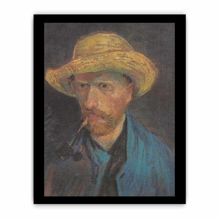 Self Portrait With Hat Painting of Van Gogh