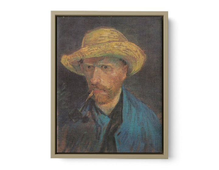 Self Portrait With Hat Painting of Van Gogh