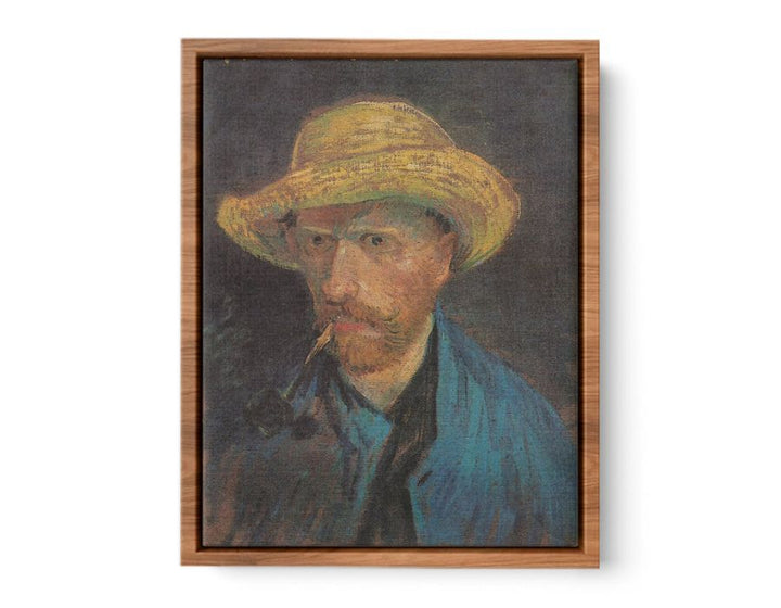 Self Portrait With Hat Painting of Van Gogh