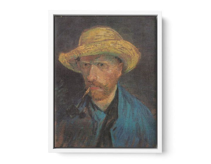Self Portrait With Hat Painting of Van Gogh