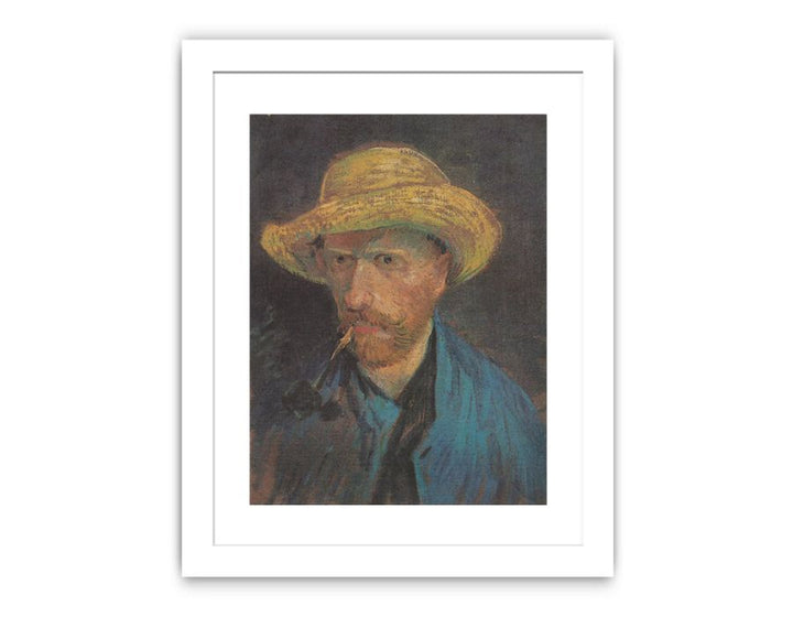 Self Portrait With Hat Painting of Van Gogh