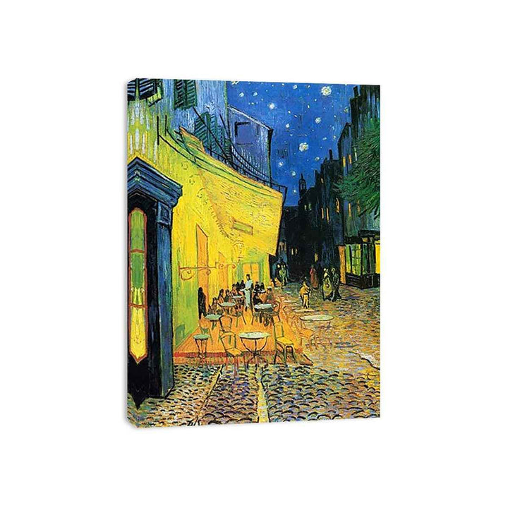 Cafe Terrace at Night Painting