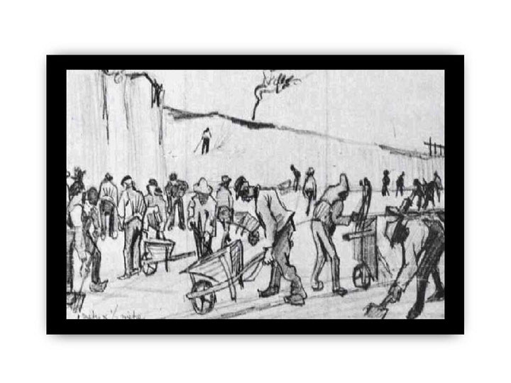 Sand Diggers in Dekkersduin near The Hague