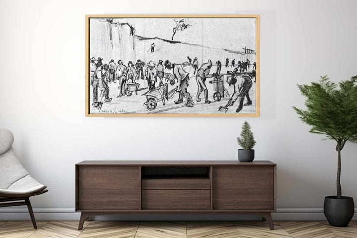 Sand Diggers in Dekkersduin near The Hague